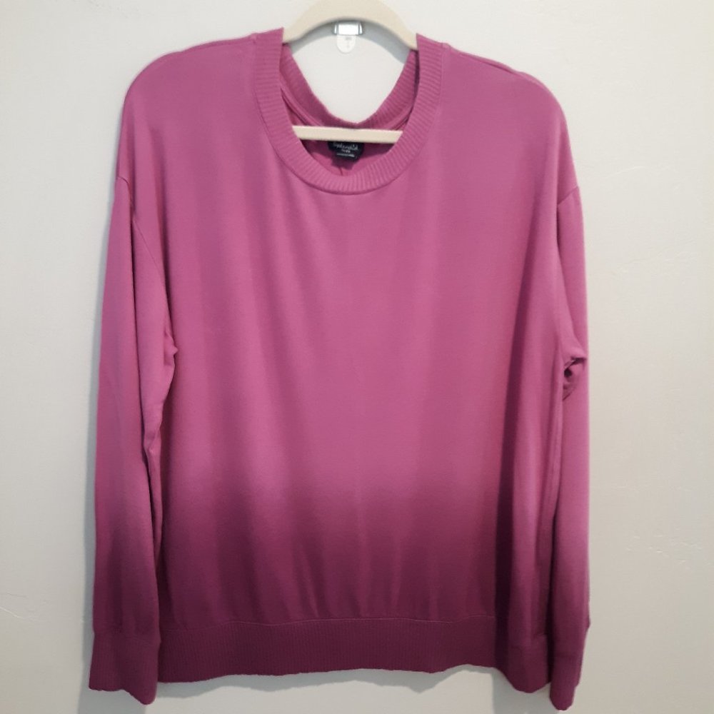 Splendid Purple Hombre Long Sleeve Top Size XL